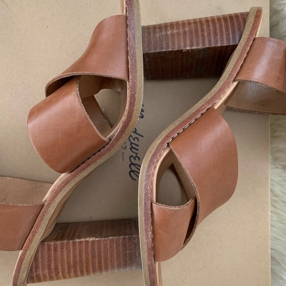 MADEWELL Leather Block Heel Sandal - Picture 7 of 10